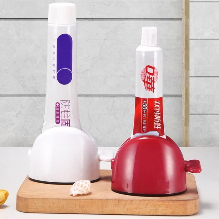 Distributeur De Dentifrice Presse-Agrumes Tube Roulant, Dentifrice Presse-Agrumes Nettoyant Facial, Support De Siège Pour Enfants