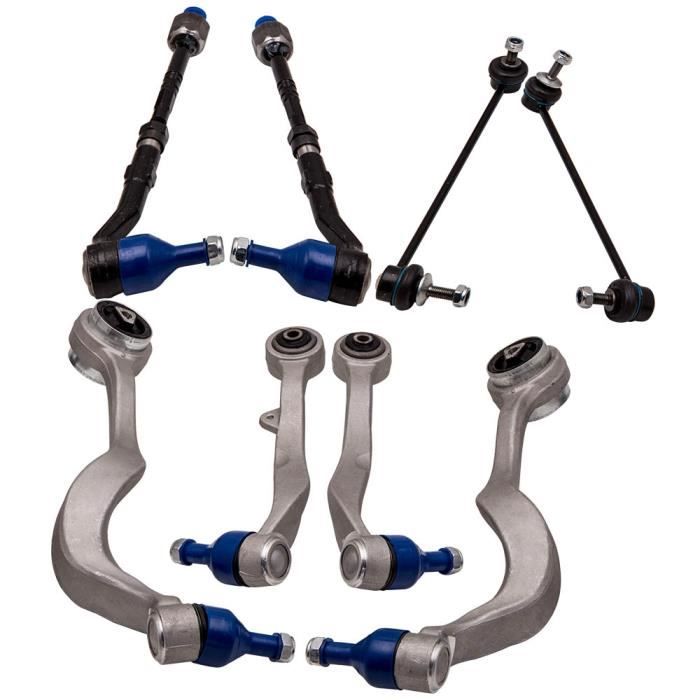 8pcs Kit Bras De Suspension Triangle Guidon pour BMW 5 E60 E61 32106777479 31126760181, 31126760182,