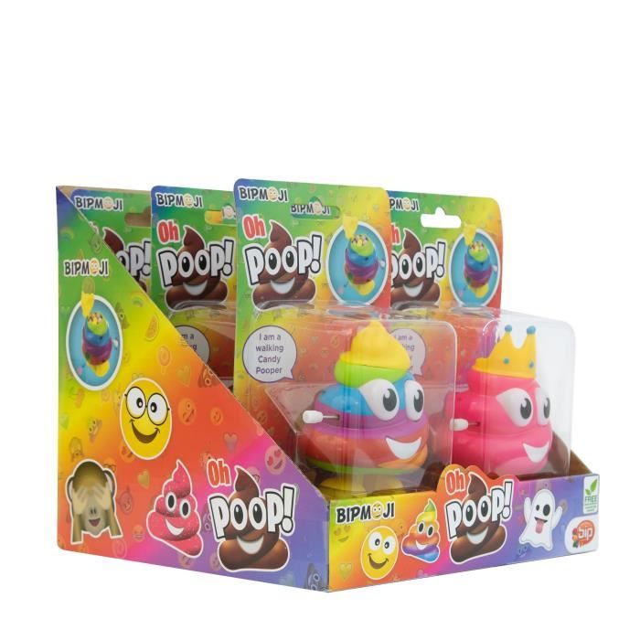 Pack de 6 Distributeurs de Bonbons BIPMoji - 15g de bonbons