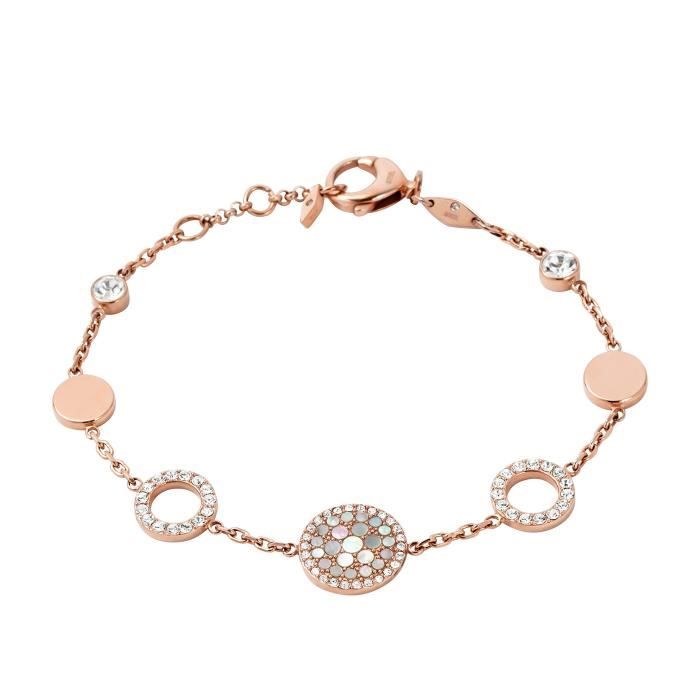 Fossil Bracelet - Vintage Glitz - Zircone Nacre - JF01739791
