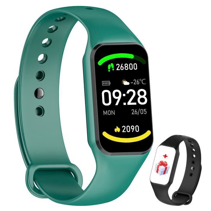 Montre Sport IOWODO R1 Bracelet Connecté pour la Forme au Quotidien Trackers d'Activité Calories Podometre Sommeil Etanche