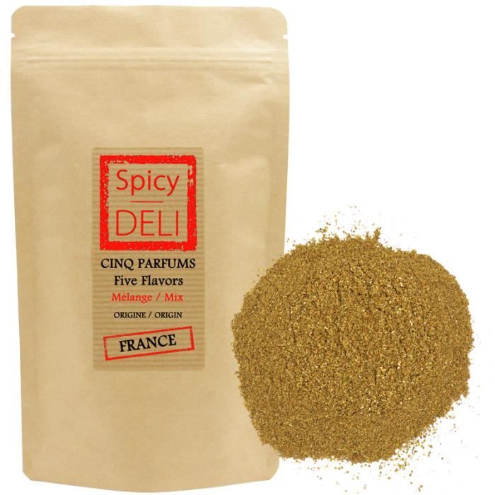 Mélange 5 PARFUMS 100gr -sachet kraft refermable-
