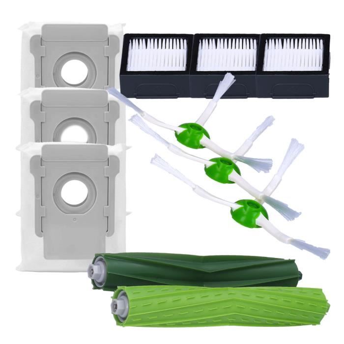 Kit de sacs, brosses et filtres pour iRobot Roomba E5, E6, i7, i7+