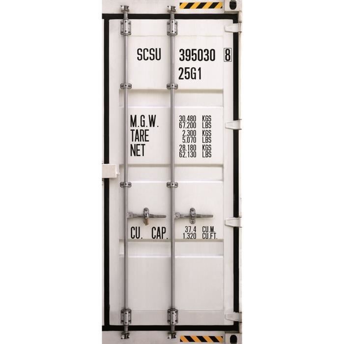 Sticker Adhésif de porte Ondoor- Container - 204 x 83 cm