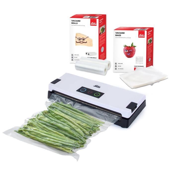 Machine Sous Vide Alimentaire - Vac Quick 576 + 2 Rouleaux Sous Vide Alimentaire + 50 Sac Sous Vide Alimentaire Solis