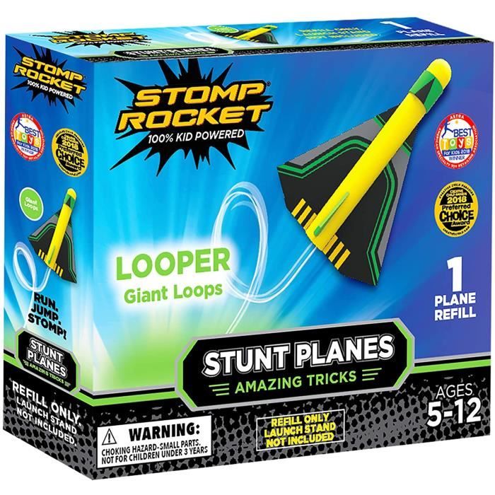 L`Original Stomp Rocket Stunt Planes Recharge Looper