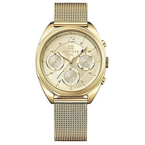Tommy Hilfiger Femme Analogique Quartz Montre avec Bracelet en Acier Inoxydable plaqué 1781488 1781488