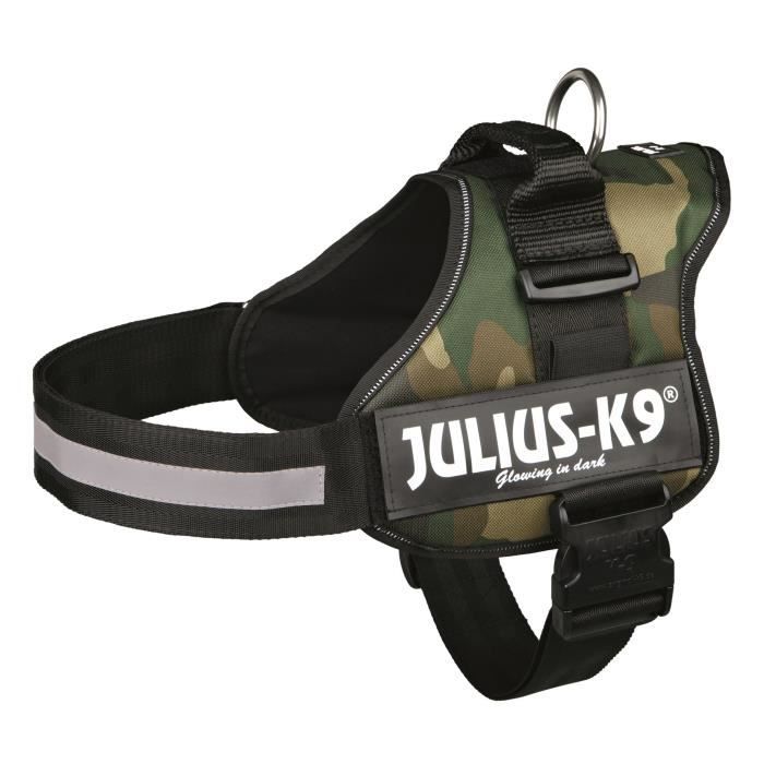 Harnais Power Julius-K9 - 2 - L-XL : 71-96 cm-50 mm - Camouflage - Pour chien