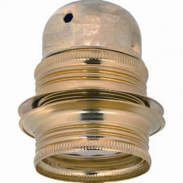 VOLTMAN Accessoire d'Eclairage Douille Filetée Acier Laiton avec 2 Bagues