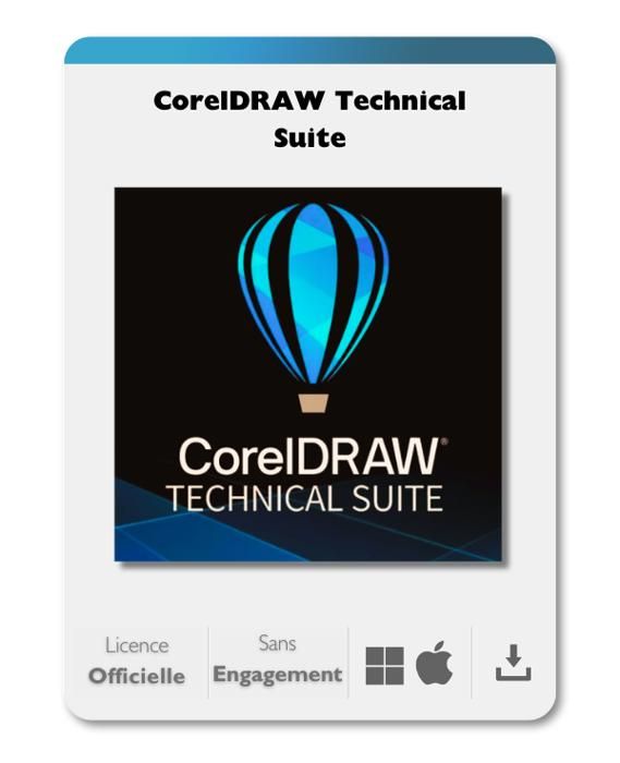 Coreldraw Technical Suite 2025 – Licence Officielle  Activation À Vie  Windows/Mac  Version Téléchargement