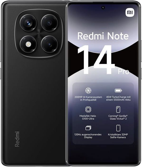 Smartphone XIAOMI Redmi Note 14 pro 8 Go RAM ROM 4G
