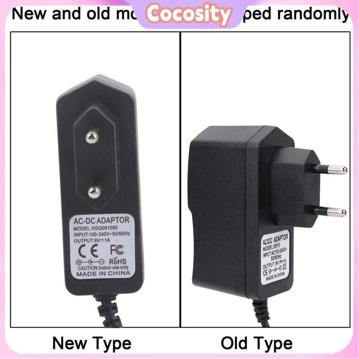 Cocosity Adaptateur Secteur Universel 9V : L'Alimentation Parfaite pour Vos Pédales de Guitare