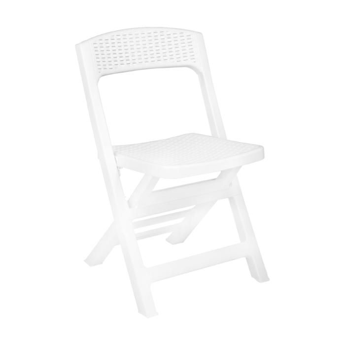 Chaise pliante en polypropylène pour extérieur Blanc - NUVIRA Chaise pliante en polypropylène pour extérieur Blanc - NUVIRA