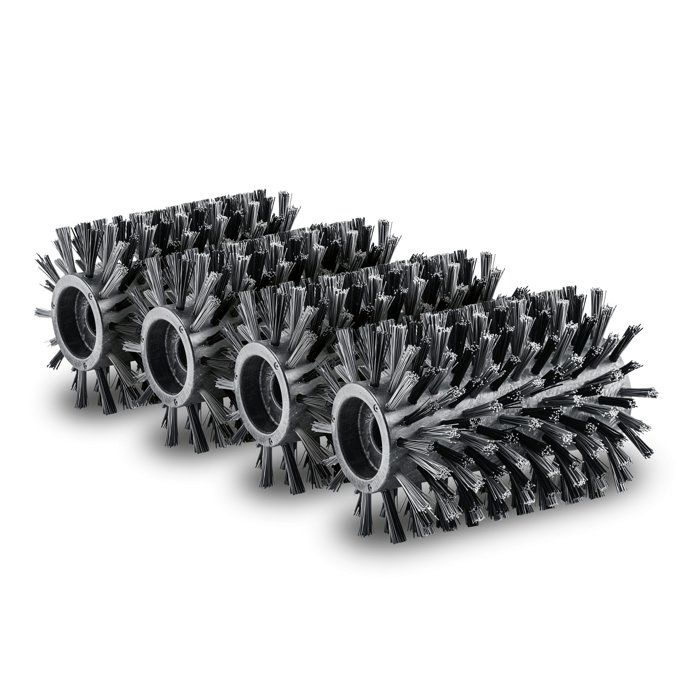 Lot de 4 brosses rouleau pour sols en bois pour PCL 6