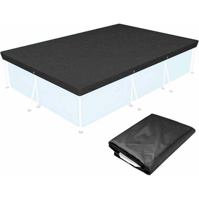 Bâche de Protection pour Piscine300x201 cm Bâche Rectangulaire pour PiscineBache Hivernage Piscine Hors SolCouverture de Piscine