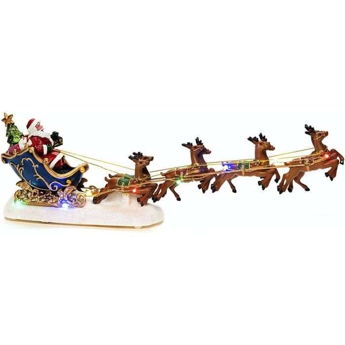 Jouets à Remonter De Noël - Lot De 4 Figurines Mignonnes (Père Noël, Renne, Sapin, Pingouin) | Mécanique Simple, Cadeau Amusant Pour Enfants, Remplissage De Chaussettes Ou Sacs Cadeaux - 5