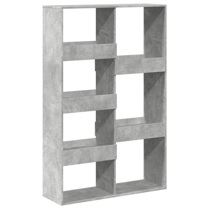 SALE 2026Bibliothèque - Colonne/Meuble Étagère de rangement pour livres - gris béton 100x33x155 5cm - bois dingénierie 41.8 Kg 99