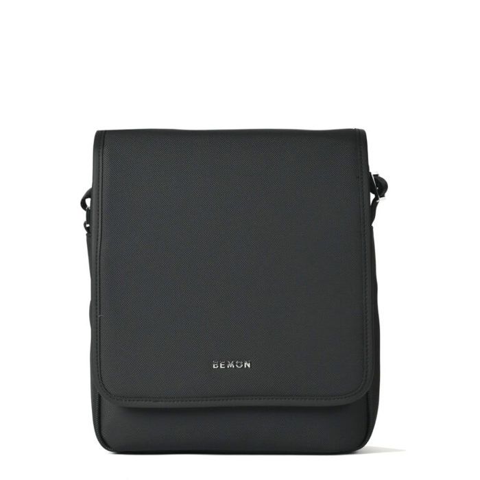 Sacoche - BEMON - Elliot - Nylon garni similicuir - Bandoulière réglable - Compatible tablette 11 pouces