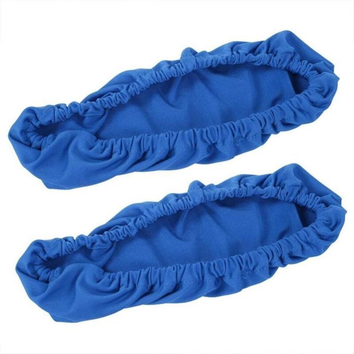 Housses daccoudoirs chaise bureau - PZCC - Universel - Extensibles - Résistantes à leau - Bleu
