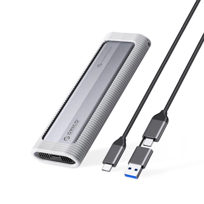 Boîtier pour disque dur M.2 NVMe - ORICO - AXM2-G2 - USB-C 10 Gbit/s - Aluminium/ABS - Compatible 8 To