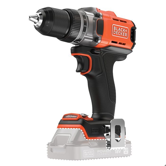 Perceuse visseuse sans fil +DECKER BCD382XN XJ 18V POWERCONNECT 45 Nm Mandrin 13 mm