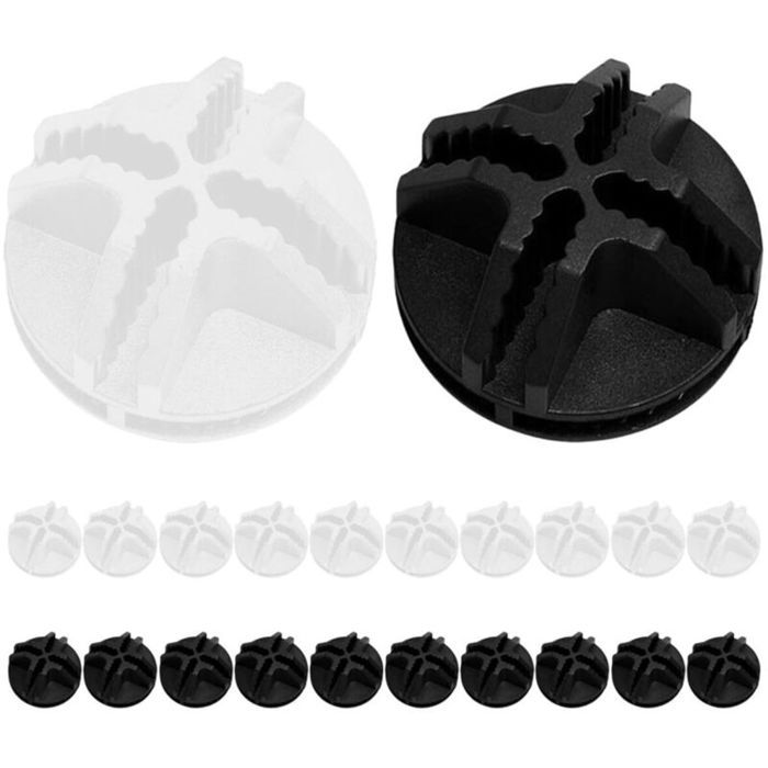 Connecteurs Plastique pour Cage Animaux 30 Pièces Boucles Fixes pour Enclos De Parc DIY Accessoires De Fixation pour Petits Animau