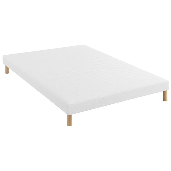 Sommier tapissier 13 cm Éveil 140x200 Blanc - Terre de Nuit Sommier tapissier 13 cm Éveil 140x200 Blanc - Terre de Nuit