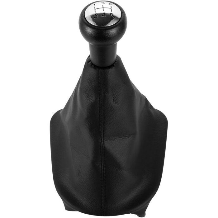 Pommeau levier vitesse avec soufflet - 5 vitesses Avec soufflet inclus - Peugeot 207 307 308 CC