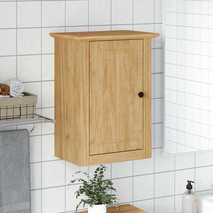 vidaXL Armoire murale de salle de bain BODO Marron miel poids:10.3 kg 320