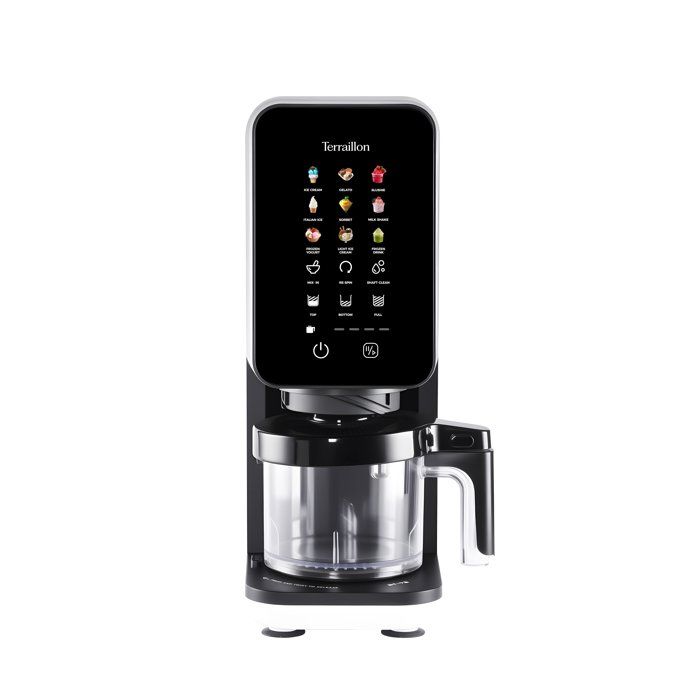 Machine à glace TERRAILLON MASTER ICE CREAM 12 programmes 3 bols 450ml inclus Glaces maison Sorbets Slushie Milshake