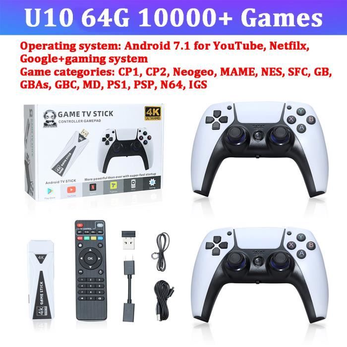 Game Stick™ D10 - 10.000 Jeux - Next Gen