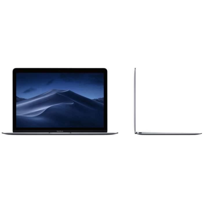 MacBook 12 Retina – Intel Core m3 – RAM 8Go – 256Go SSD – Gris Sidéral –