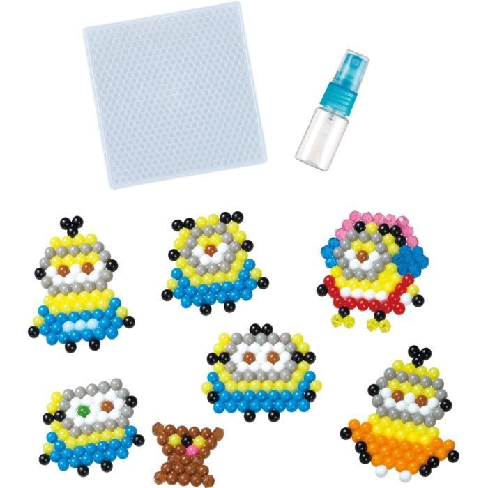 Aquabeads Le kit Les minions 2 : Il était une fois Gru Kit de loisirs créatifs Activité manuelle enfants en toute autonomie Coffret de perles à eau Jouet enfant et + 31605