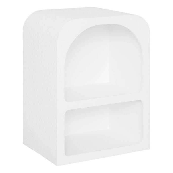Table de chevet Soleya H55cm blanc - Atmosphera Créateur dintérieur
