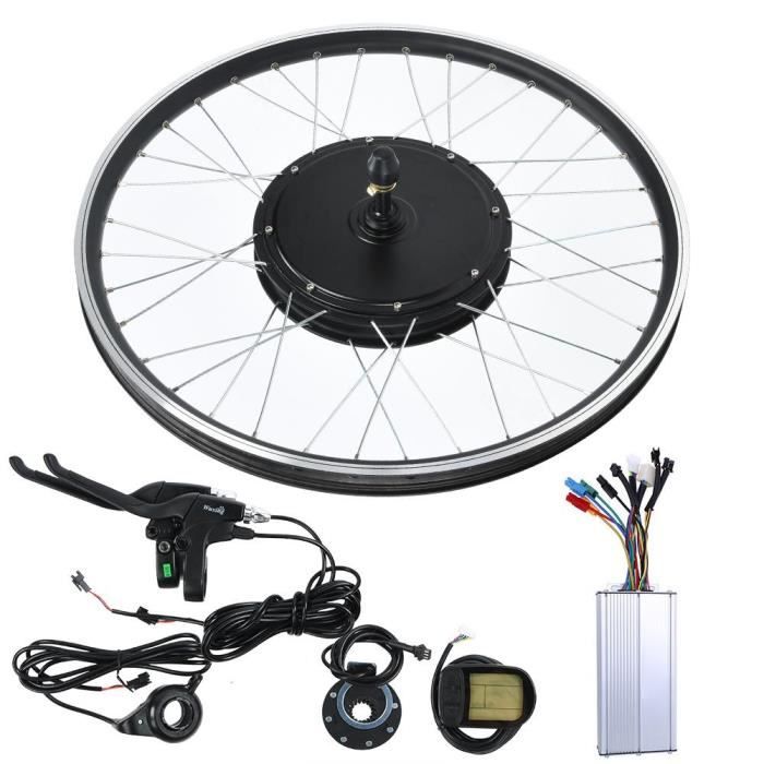 Kit De Conversion De Velo De Montagne Electrique Avec Moteur 48v 1500w Volant De Cassette A Entrainement Arriere Prix Pas Cher Cdiscount
