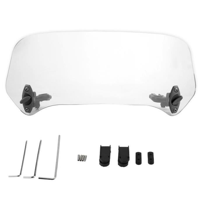 D/éflecteur dair r/églable de Pare-Brise de la Fume de la Moto pour Harley Touring Electra Glide Street Glide Tri Glide 2014-2020