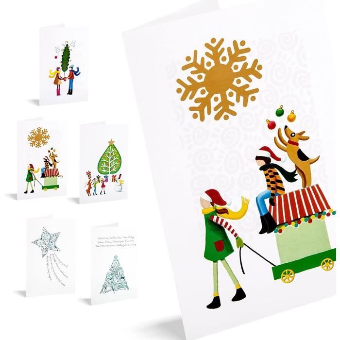 Cartes de vœux de Noël UNICEF « Illustrations ». Lot de 10 pièces. 4