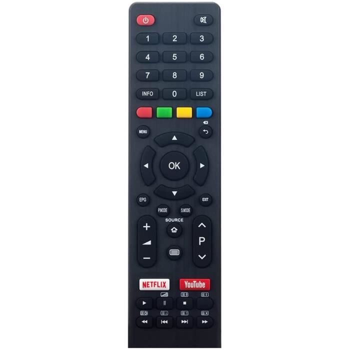 ALLIMITY Télécommande Vocale Compatible Avec PEAQ LED TV
