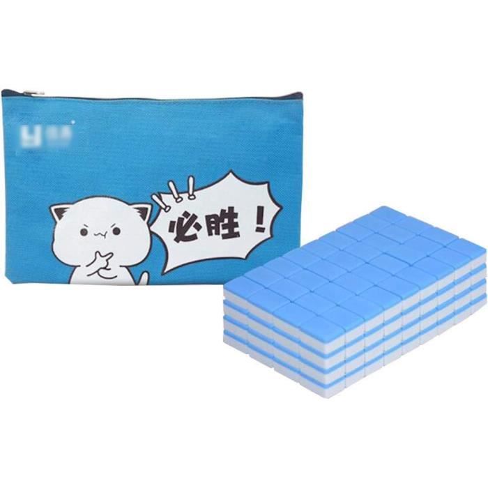Juego de ahjong chino con 144 piezas de ini azulejos ahjong portátil