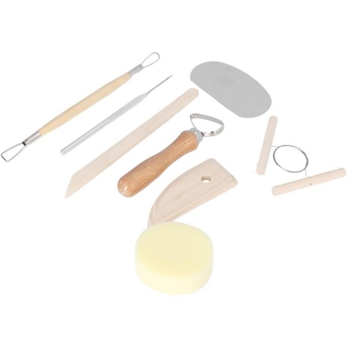 Kit Outils Modelage 55 Pièces - Pour Argile, Poterie, Sculpture, Artisanat, Débutants Et Experts, Avec Sac De Rangement - 4