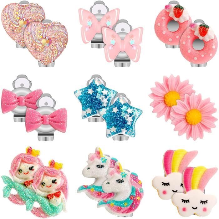 boucle d'oreille à clip – Boutique Sylbelle