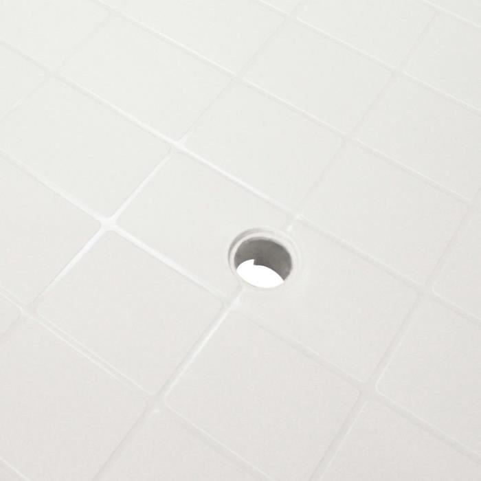 Ensemble de mobilier de bistro en plastique blanc résistant aux intempéries - MEN