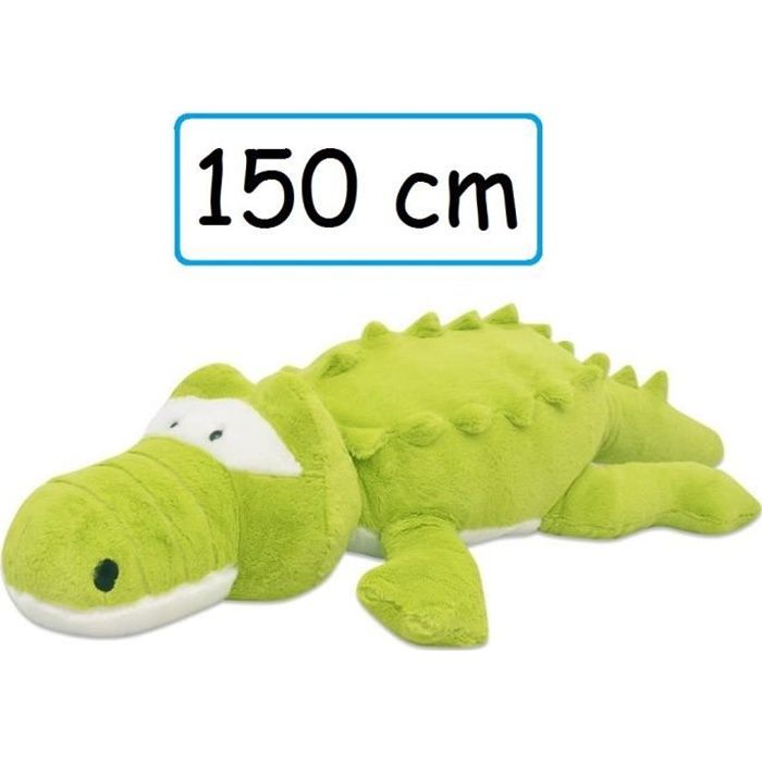 crocodile geant peluche
