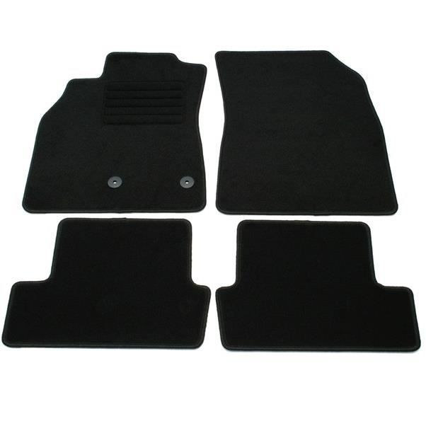 Tapis De Sol Conducteur Sur Mesure Pour Renault Megane 4 (2016-2025) - Fabriqué En Italie - Antidérapant