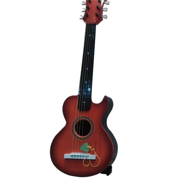 6 Cordes 59cm Guitare de Simulation Guitare Jouet de Musique pour Guitare Débutant Rolanli Guitare Enfant 