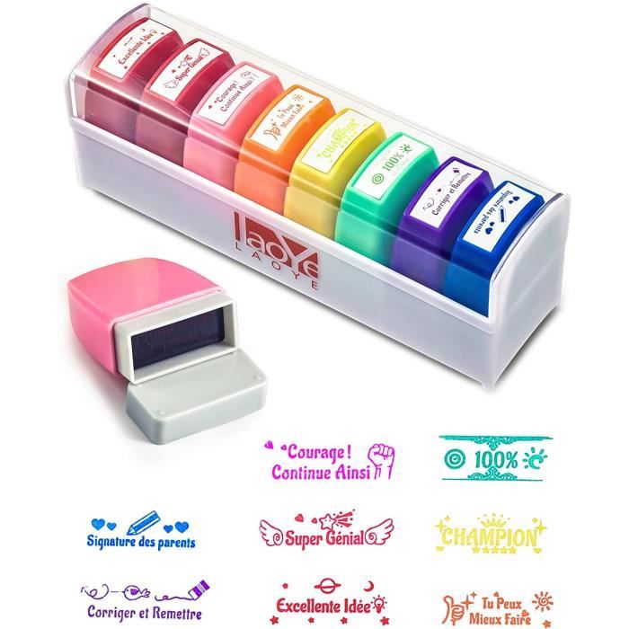 12PCS Timbres Pour Enseignants, Tampons Enseignants Englisch