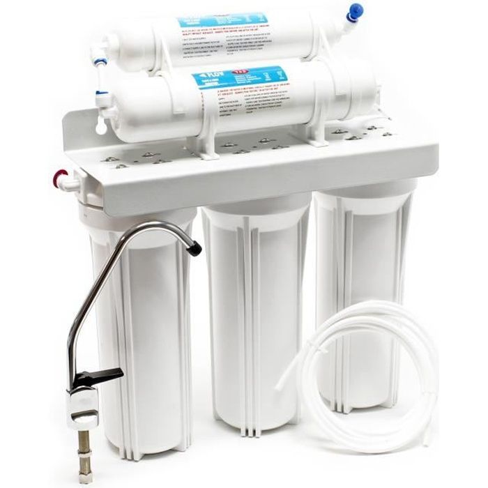Naturewater NW-PR305 5 etapes système filtre avec robinet, vanne trois voies et robinet à boisseau - 51110