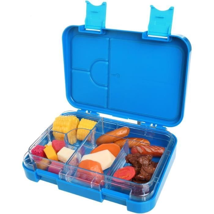 Rodivor Lunch Box,Bento Box Enfant avec 6 Compartiments,Boite