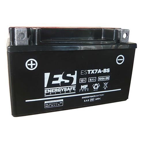 Batterie moto Energy Safe ESTX7A-BS 12V/6AH - noir - 12 V/6 AH