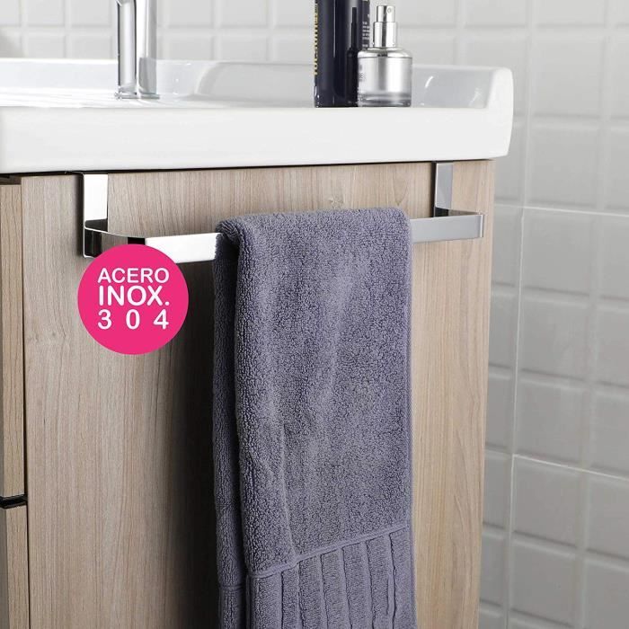 OXEN Porte-serviette sans perçage pour meuble de salle de bain 29 cm -  321054